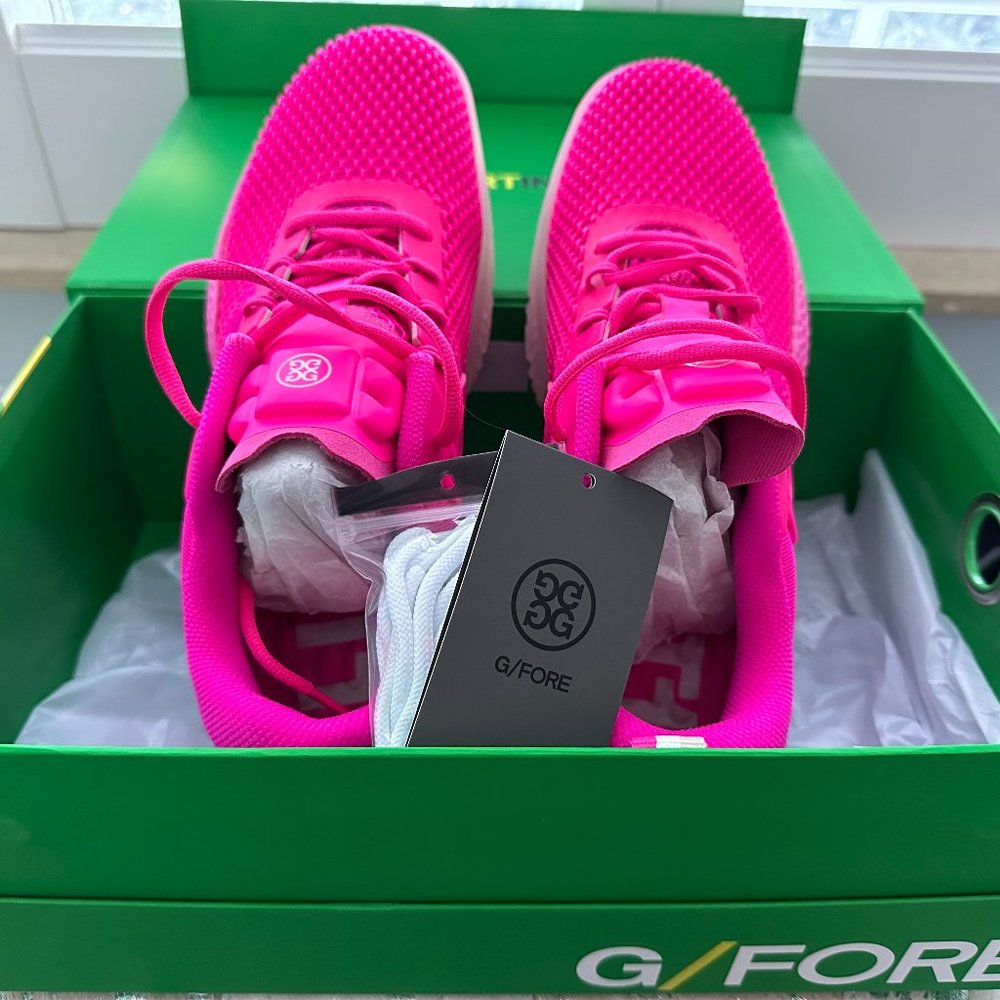G/FORE - WOMEN'S QRT1 COURT SHOE DAY GLOW PINK